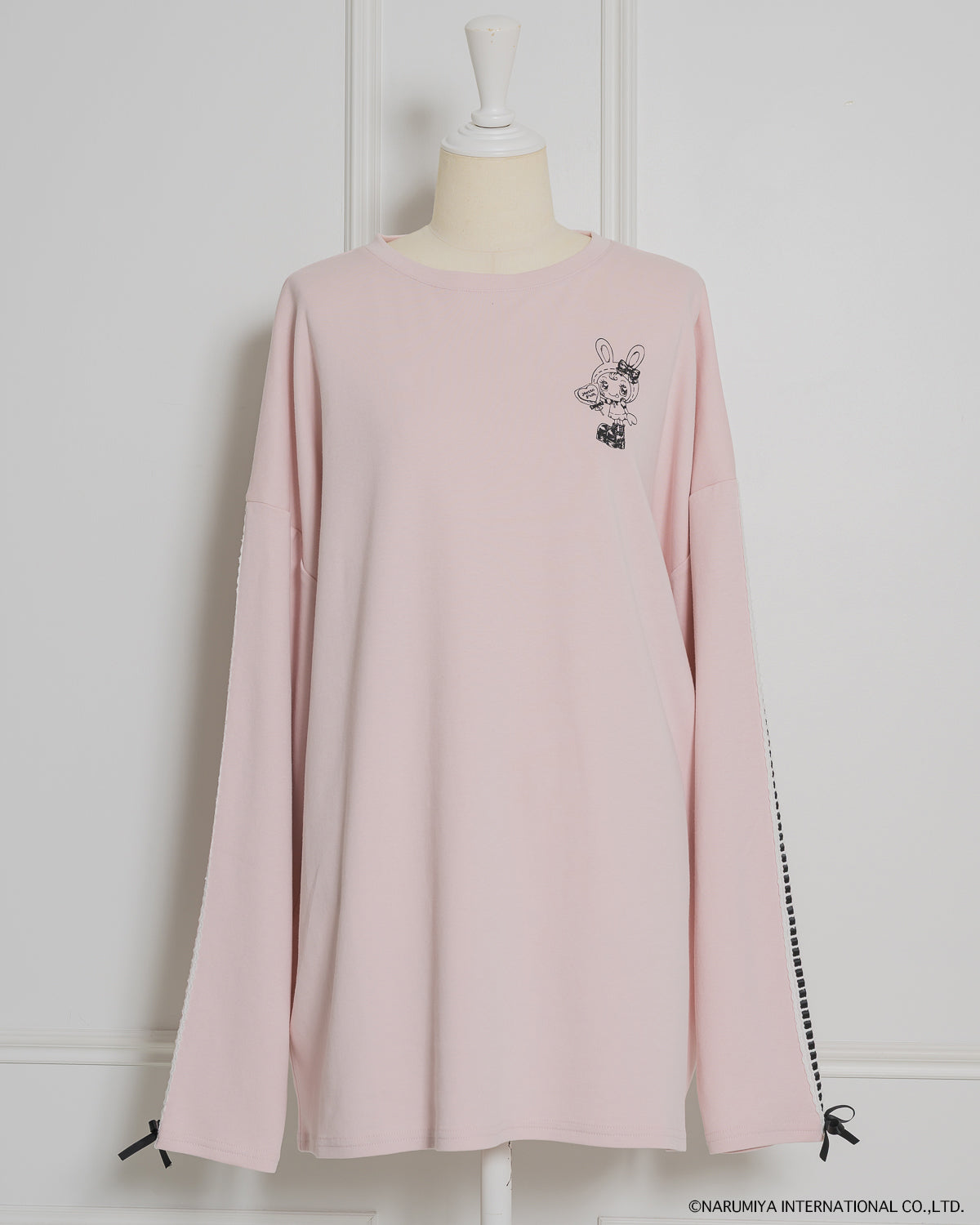 pium×Mezzo Piano ベリエちゃんハートケーキロングTシャツ