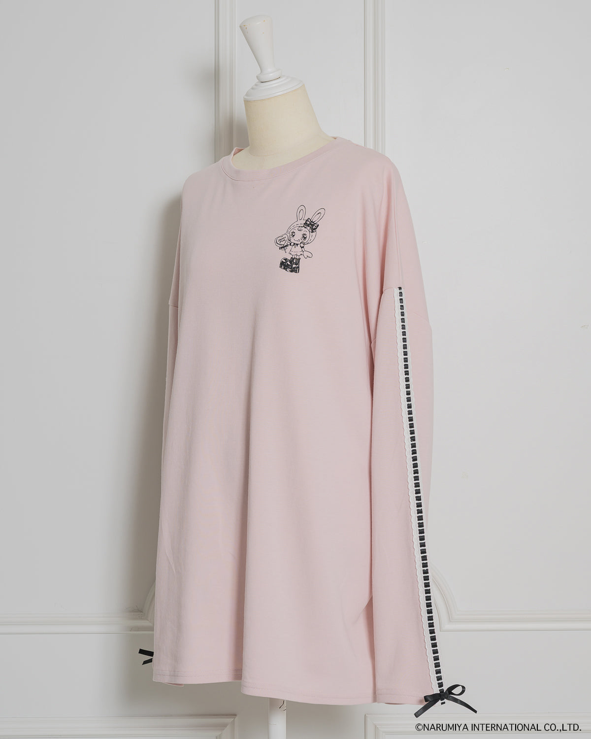 pium×Mezzo Piano ベリエちゃんハートケーキロングTシャツ