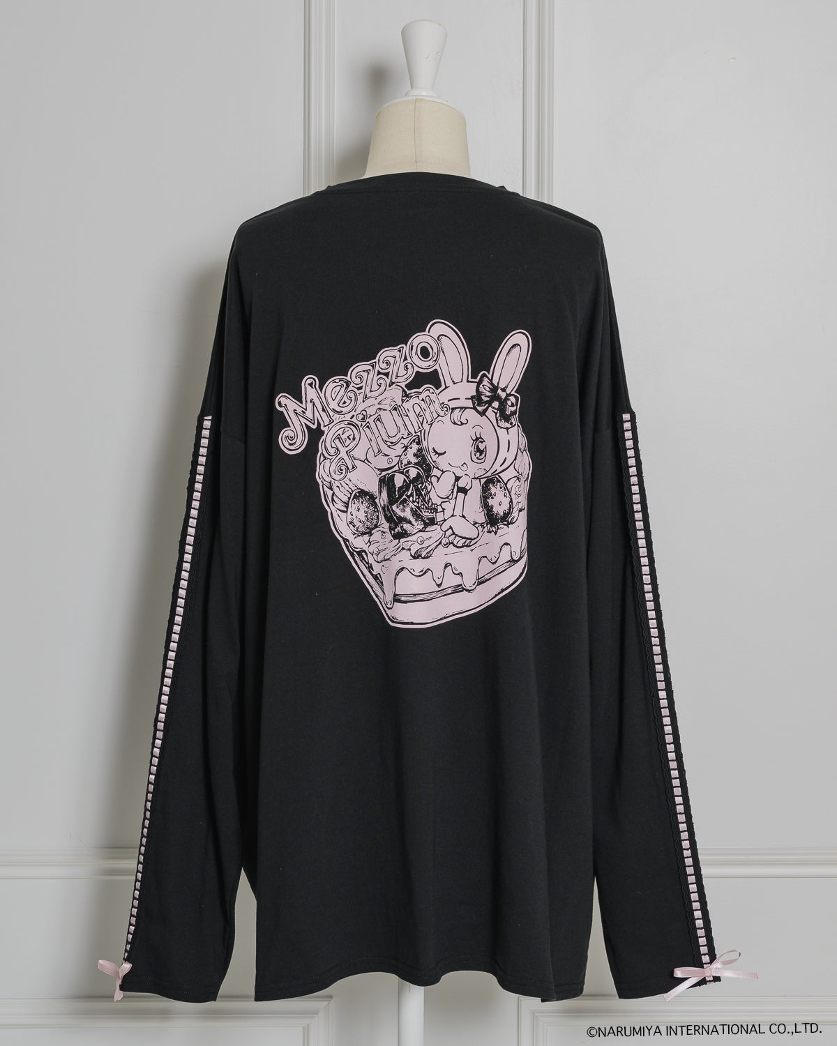pium×Mezzo Piano ベリエちゃんハートケーキロングTシャツ