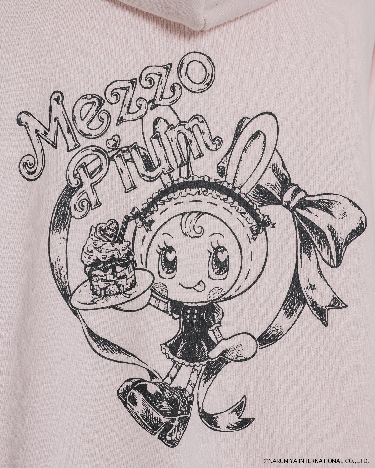 pium×Mezzo Piano ベリエちゃんコットンフリルパーカー