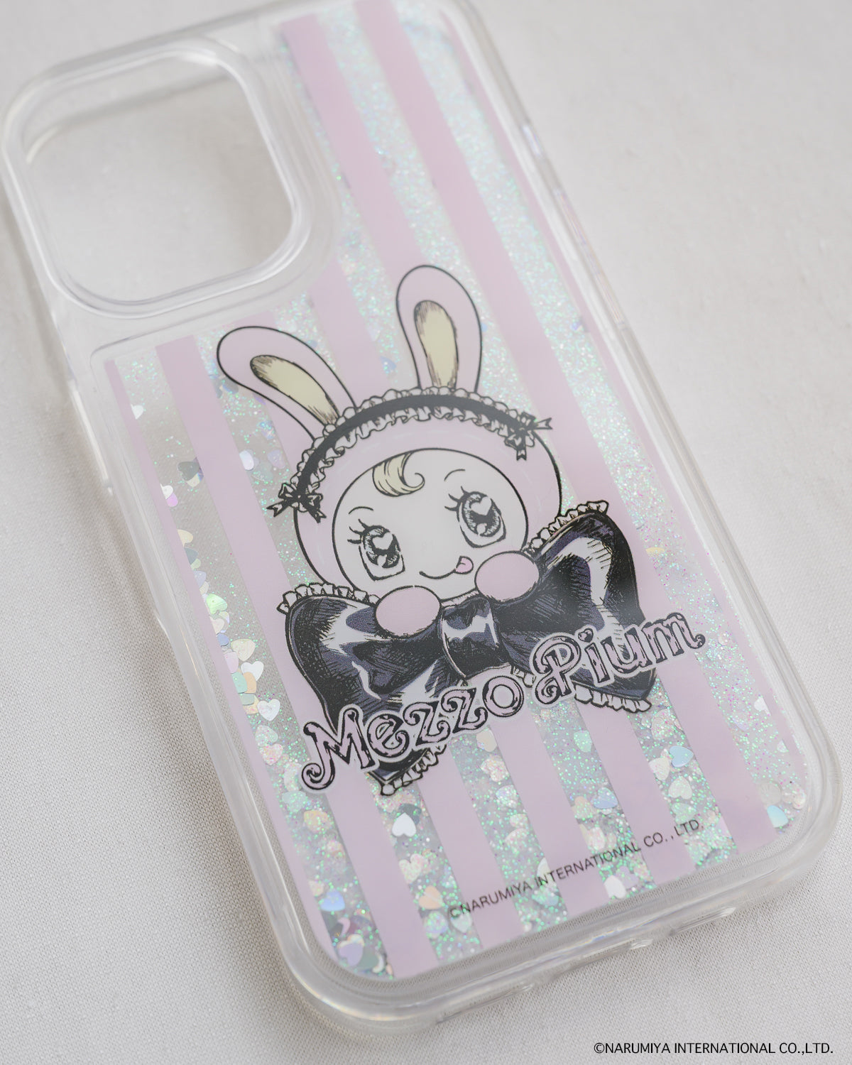 pium×Mezzo Piano リボンベリエちゃんiPhoneケース