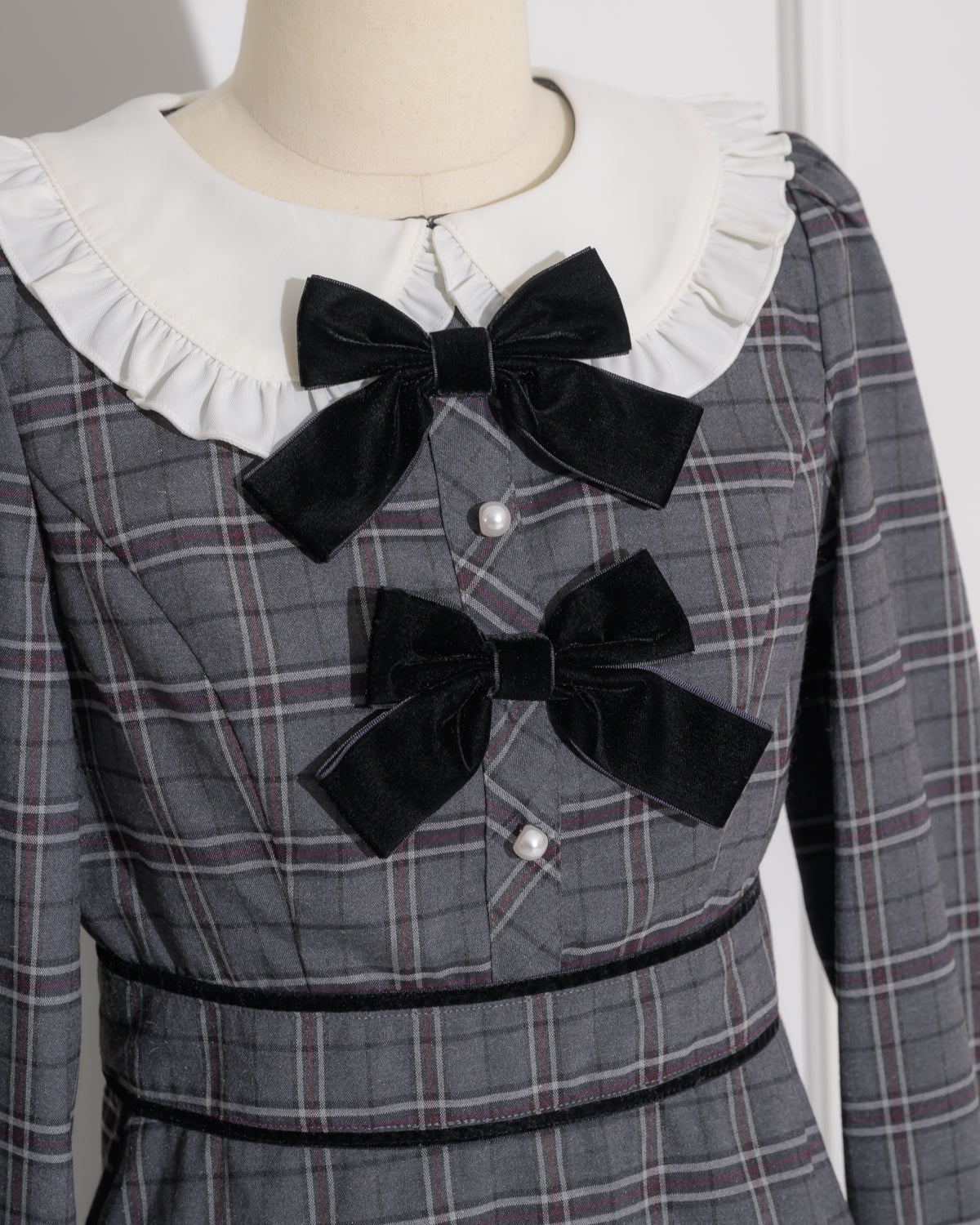 ベロアリボンドールワンピース