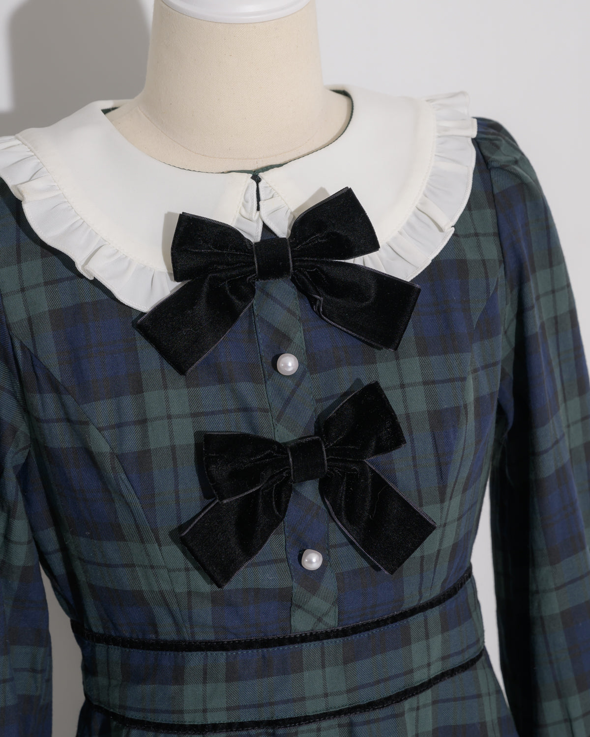 ベロアリボンドールワンピース