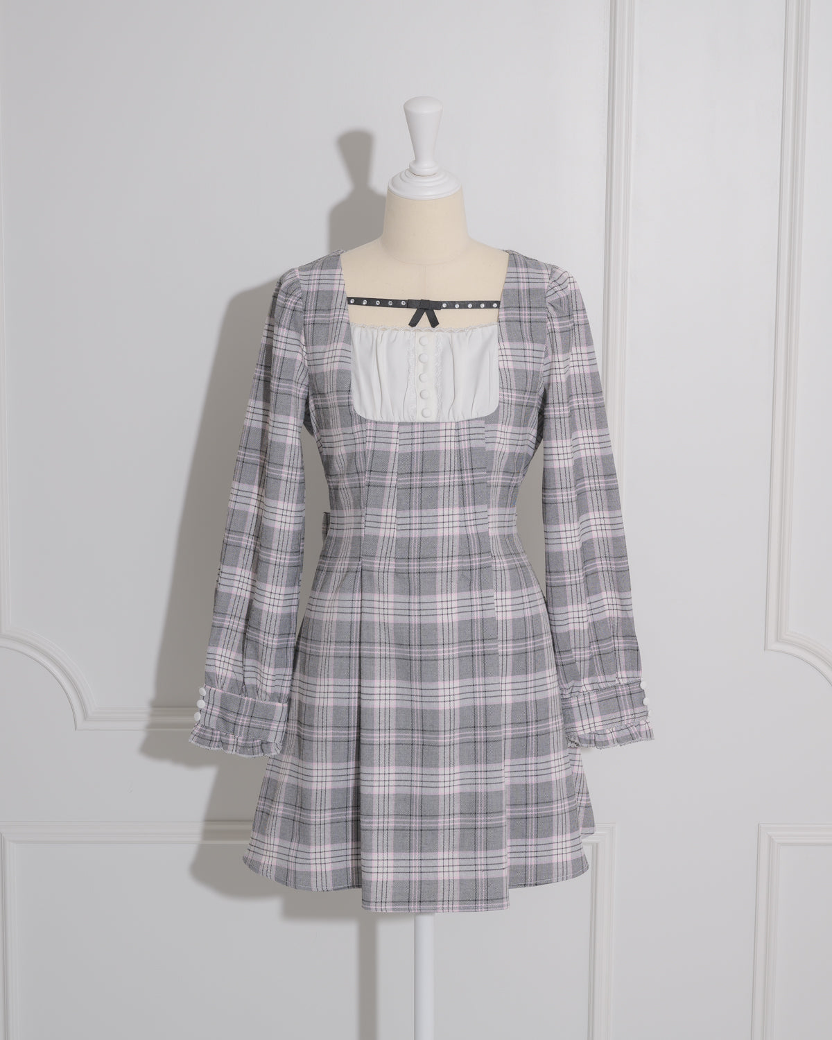 カラー:グレーチェック