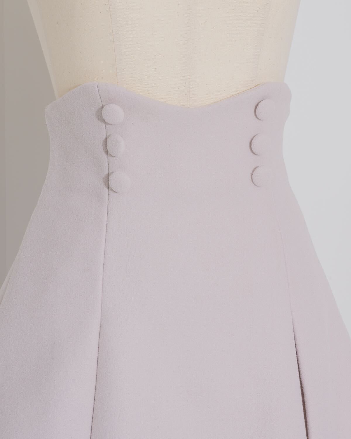 ハイウエストボックスタックミニスカート