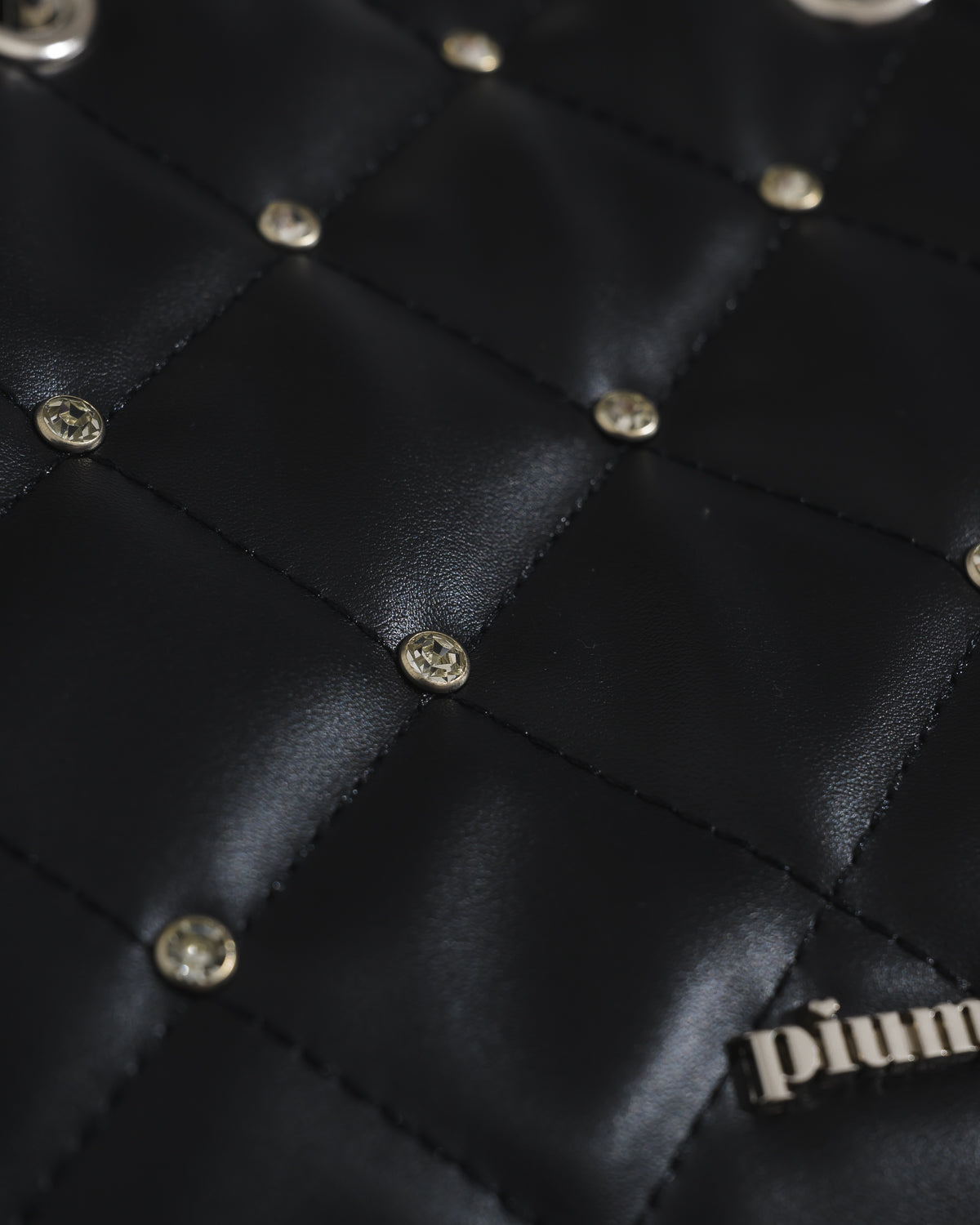 ビジューキルティングミニトートバッグ