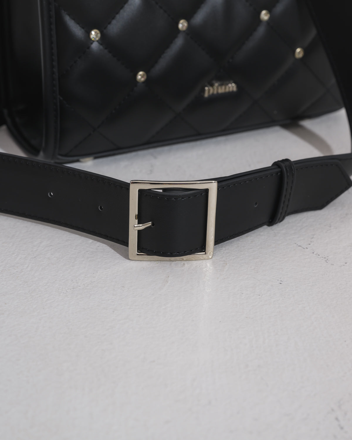 ビジューキルティングミニトートバッグ