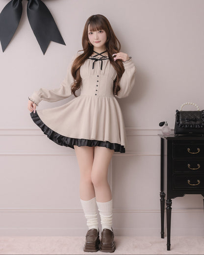 モデル身長：162cm/着用カラー:ベージュ