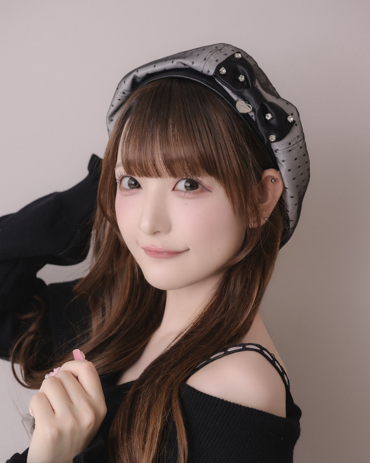 カラー：ブラック×ピンク