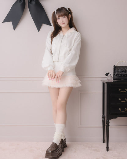 モデル身長：162cm/着用カラー:ホワイト