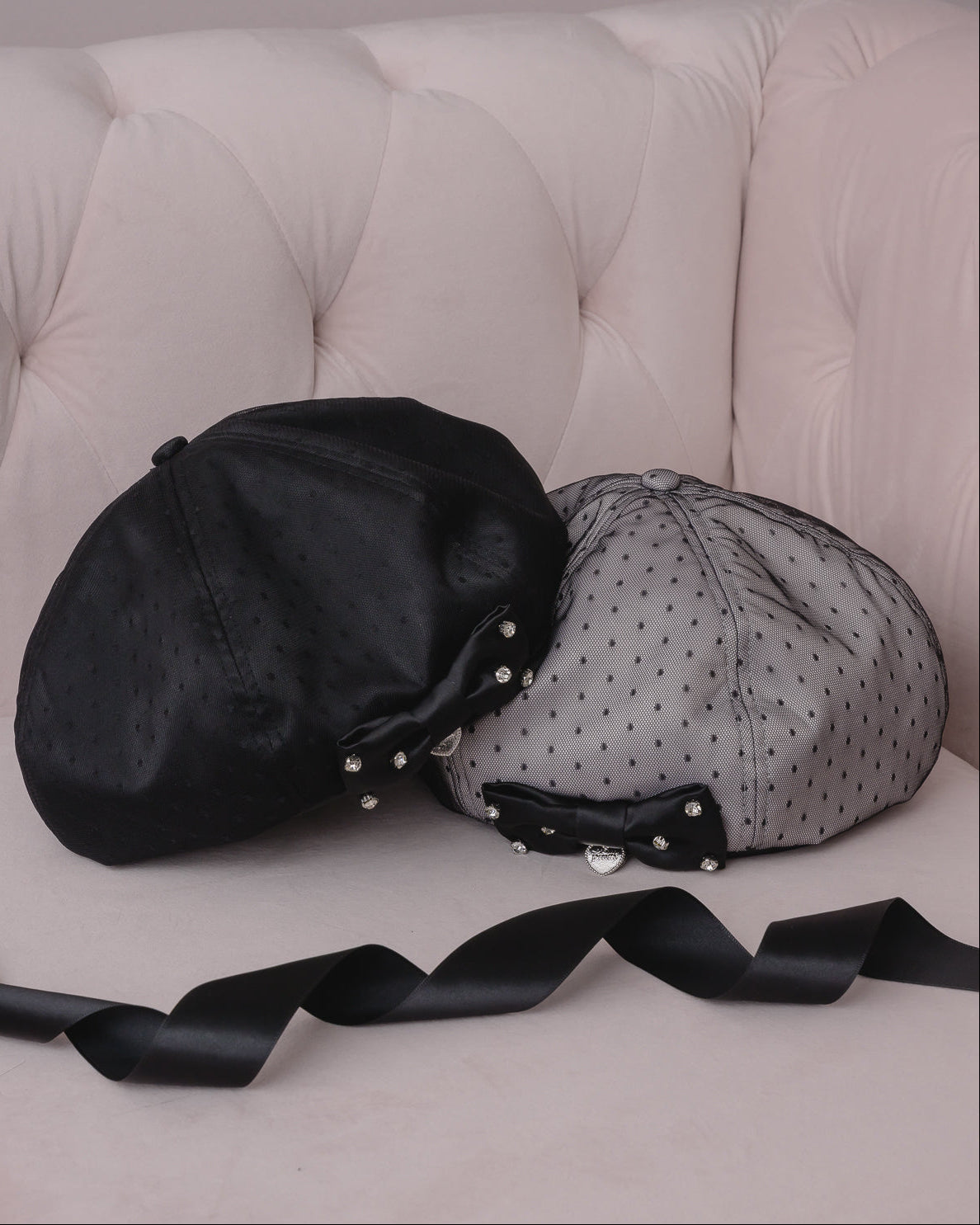 ドットチュールリボンベレー