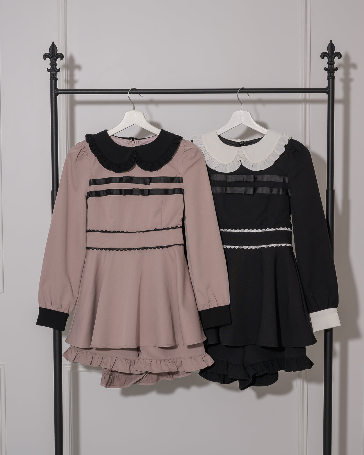 リボンテープフリルカラーセットアップ