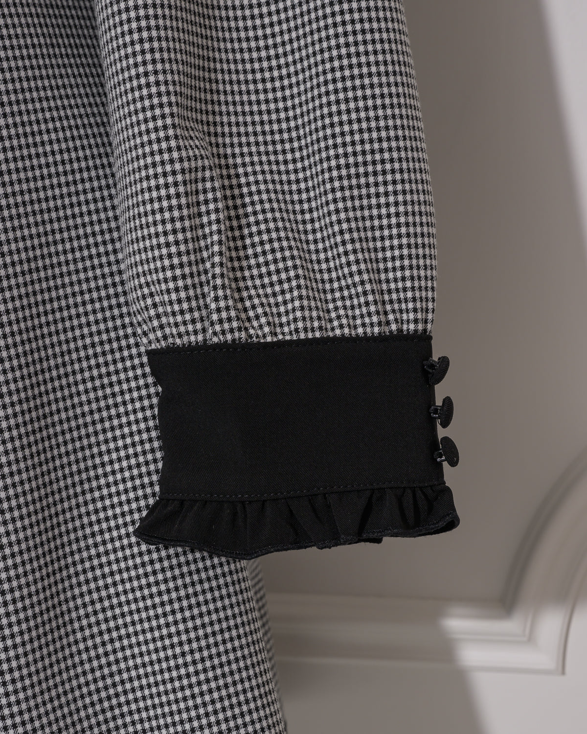 バイカラーリボンレイヤードフレアワンピ