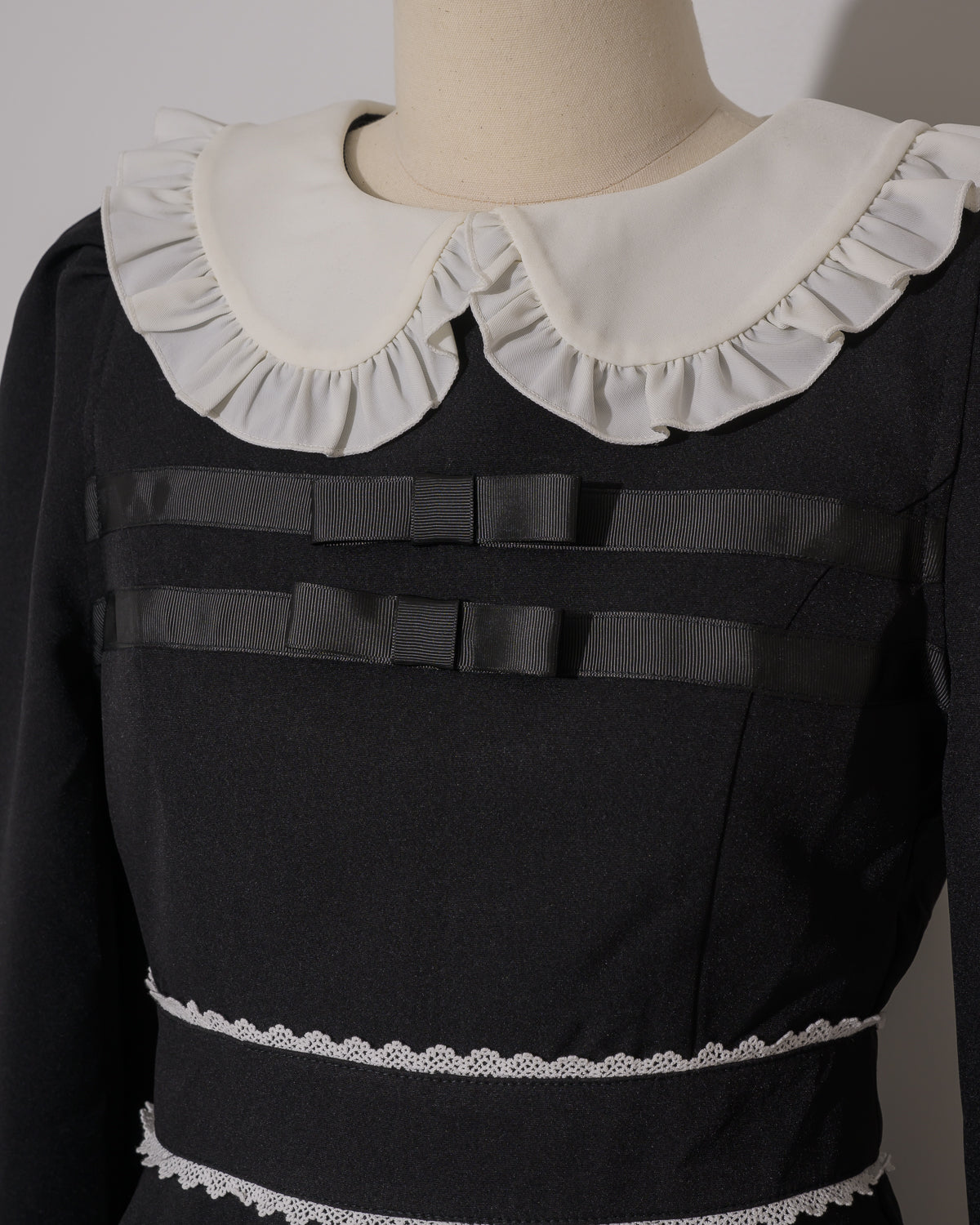 リボンテープフリルカラーセットアップ