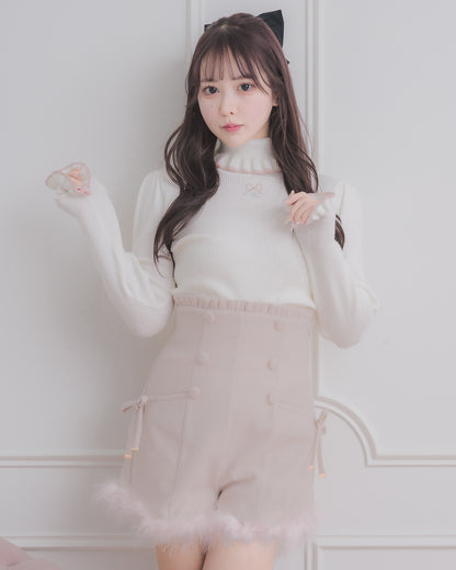 モデル身長：157cm/着用カラー：ペールピンク