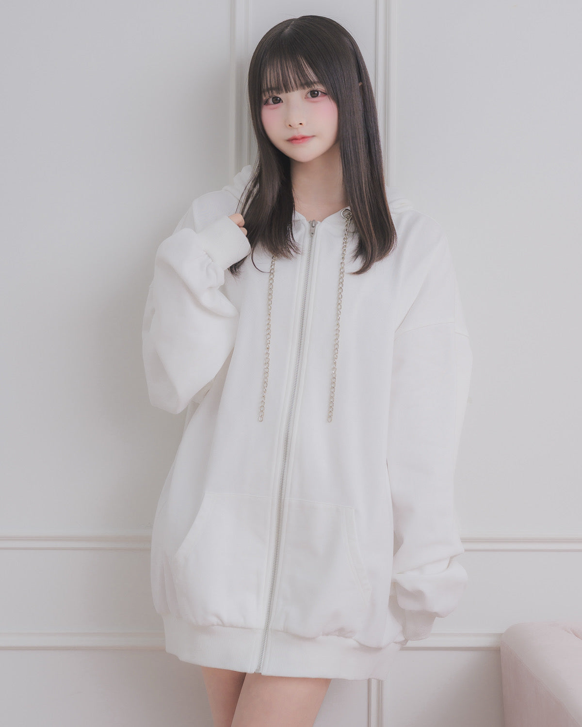 158cm/着用カラー:ホワイト