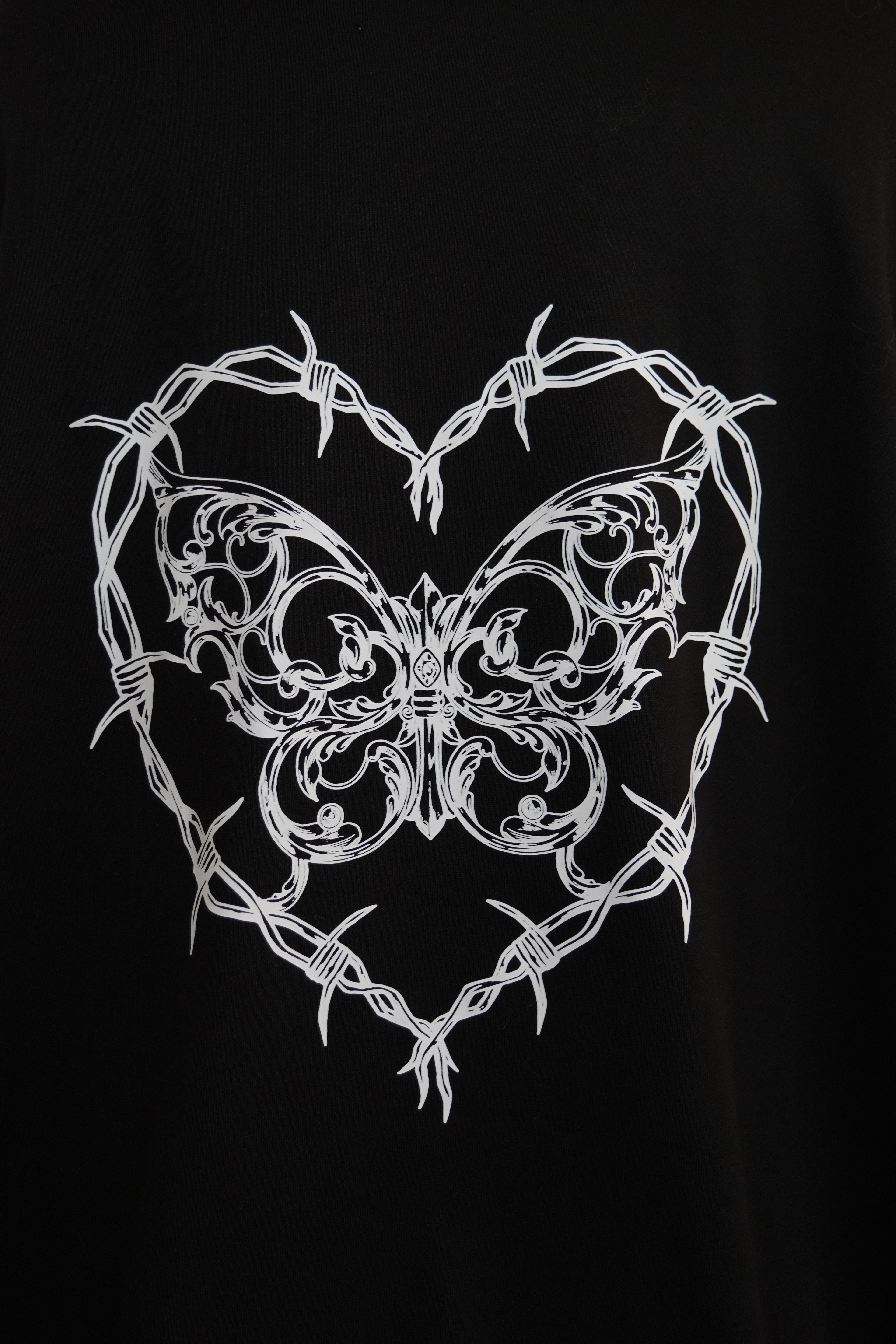 Papillon Captifオーバーサイズジップパーカー