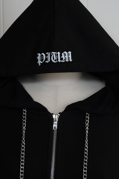 Papillon Captifオーバーサイズジップパーカー