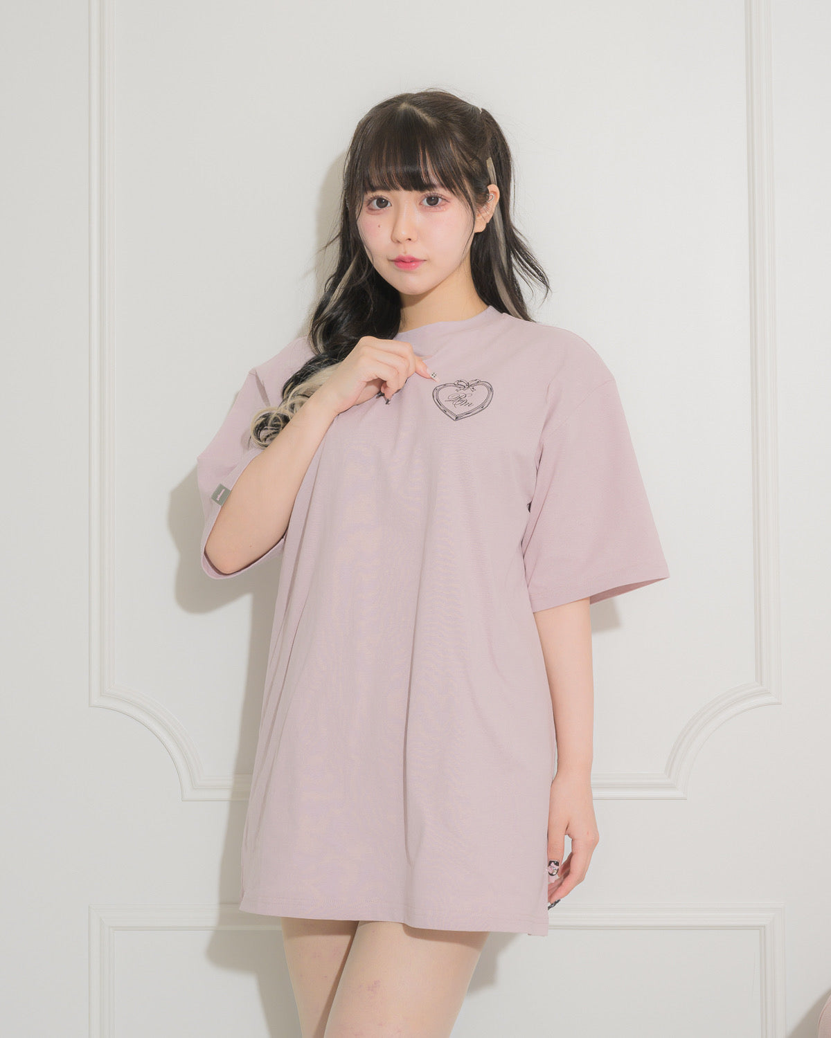 モデル身長:157cm/着用カラー:ピンク