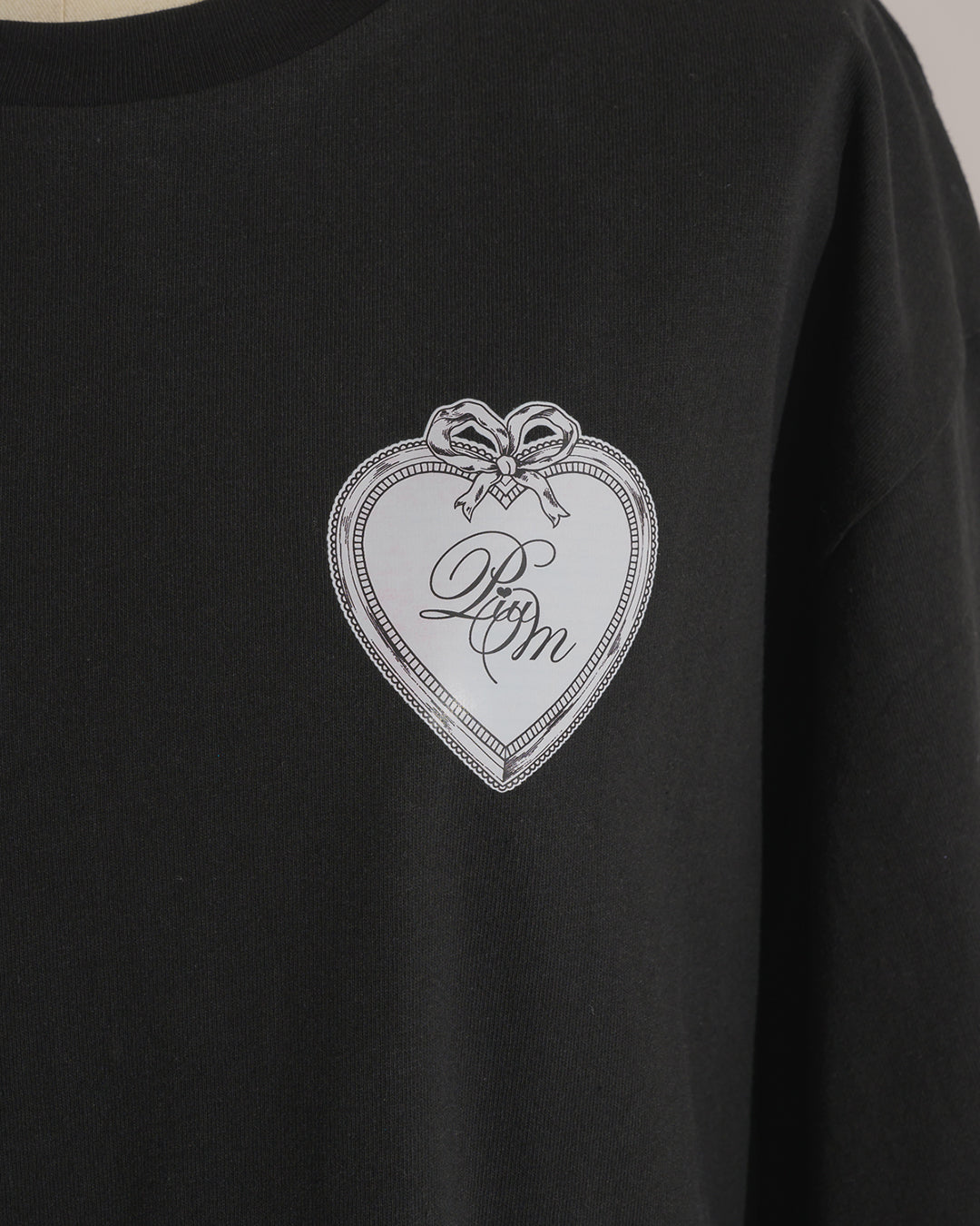 piumリボンオーバーサイズ半袖Tシャツ