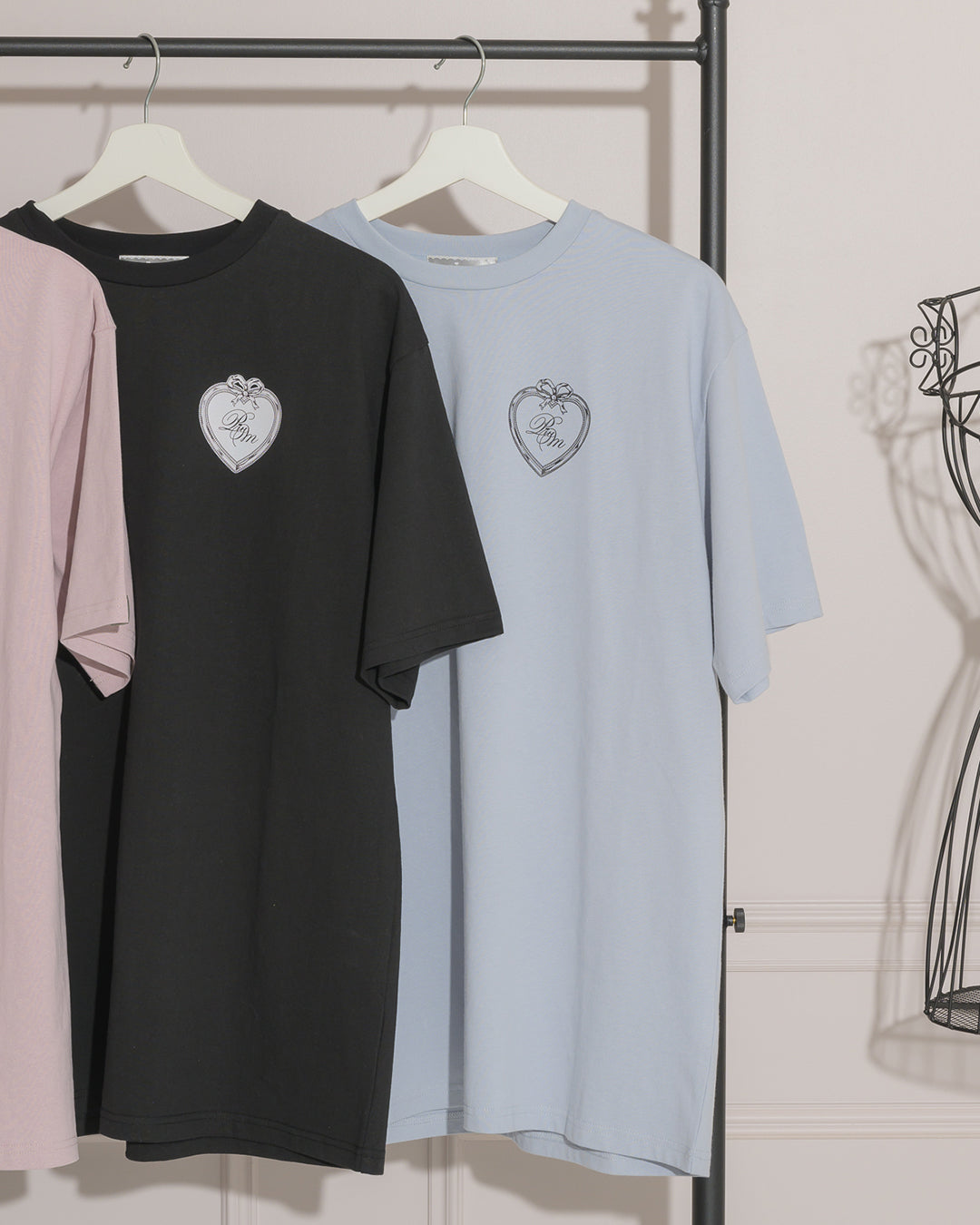 piumリボンオーバーサイズ半袖Tシャツ