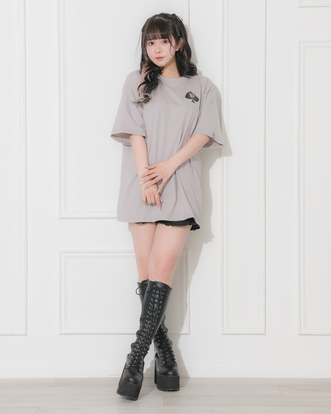 pium fragment trump オーバーサイズ半袖Tシャツ