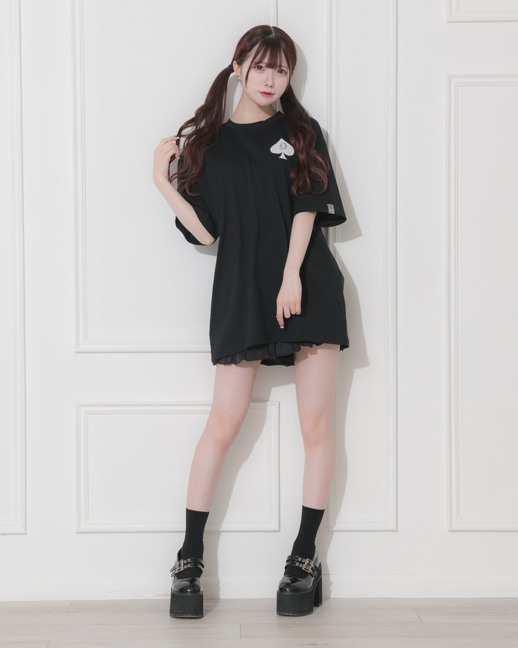 モデル身長:161cm/着用カラー:ブラック