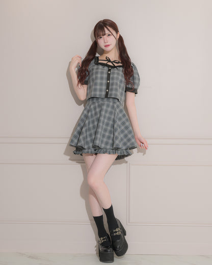 ボリュームフレアフリルスカパン