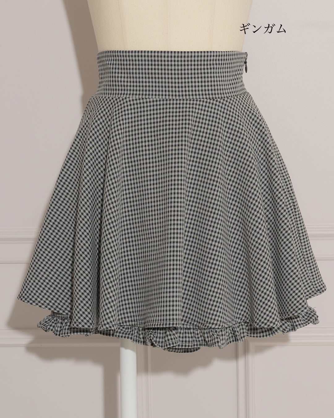 ボリュームフレアフリルスカパン