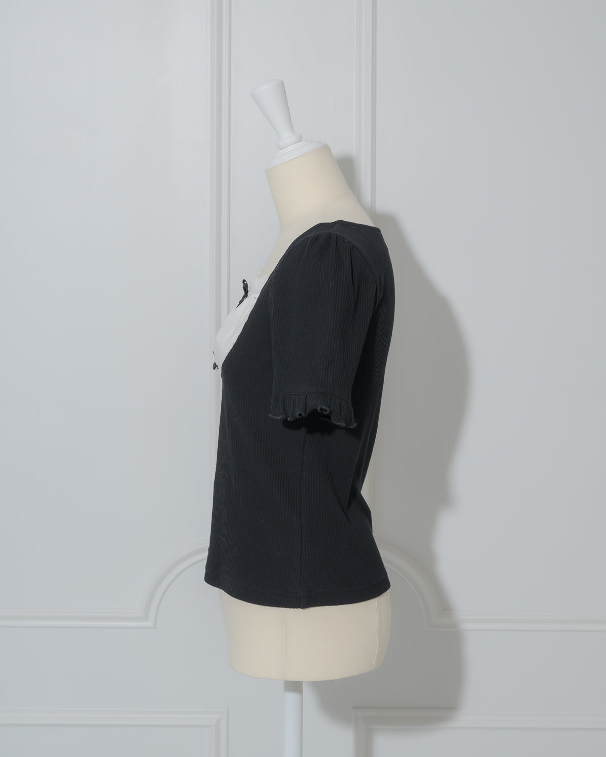 ラウンドフリルドーリーカットソー