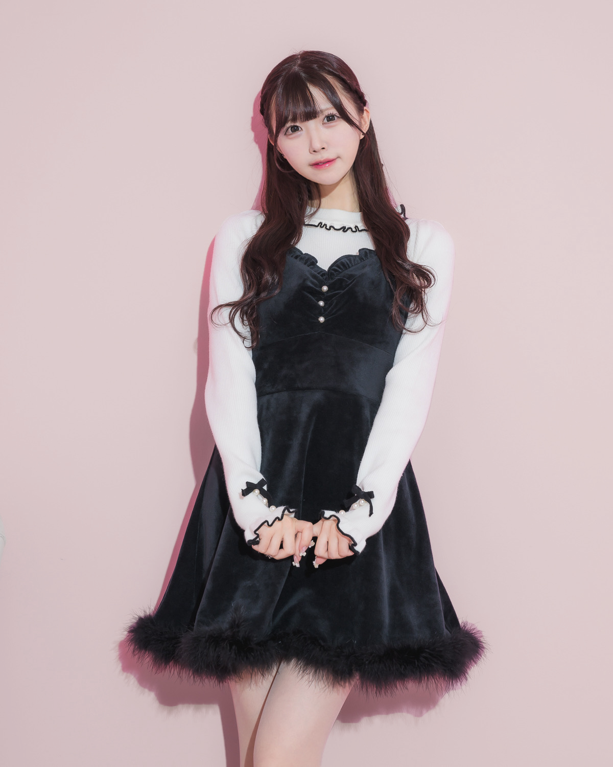 モデル身長:161cm/着用カラー:ブラック