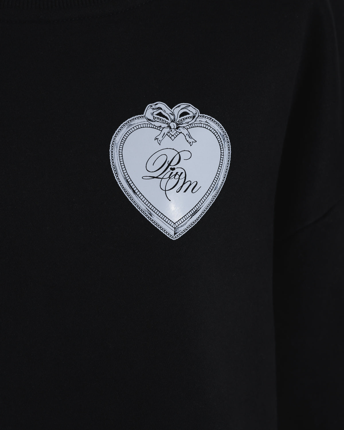 piumリボンオーバーサイズスウェット