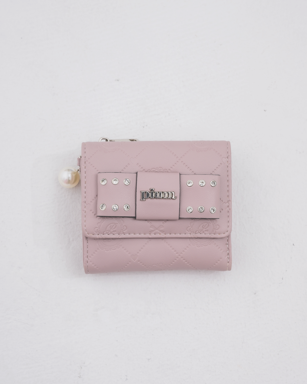 pium 財布 ピンク piumモノグラムウォレット