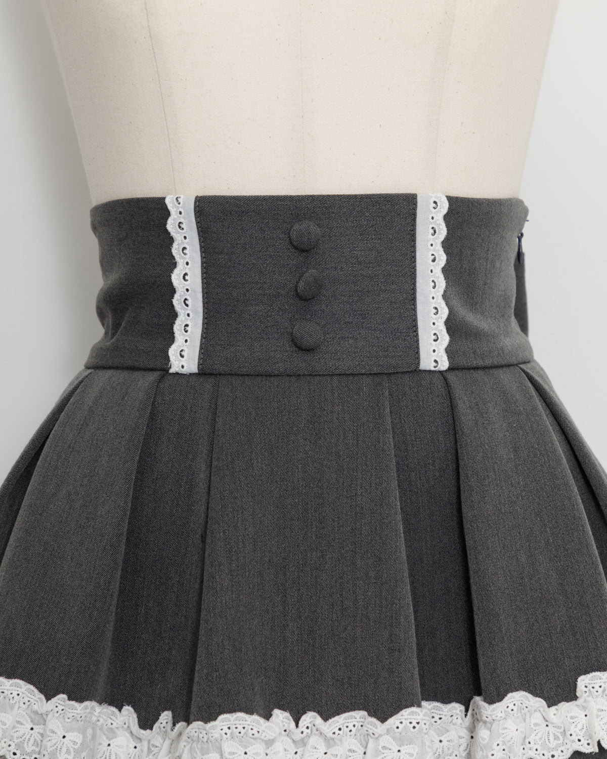 コットンフリルボリュームタックスカート