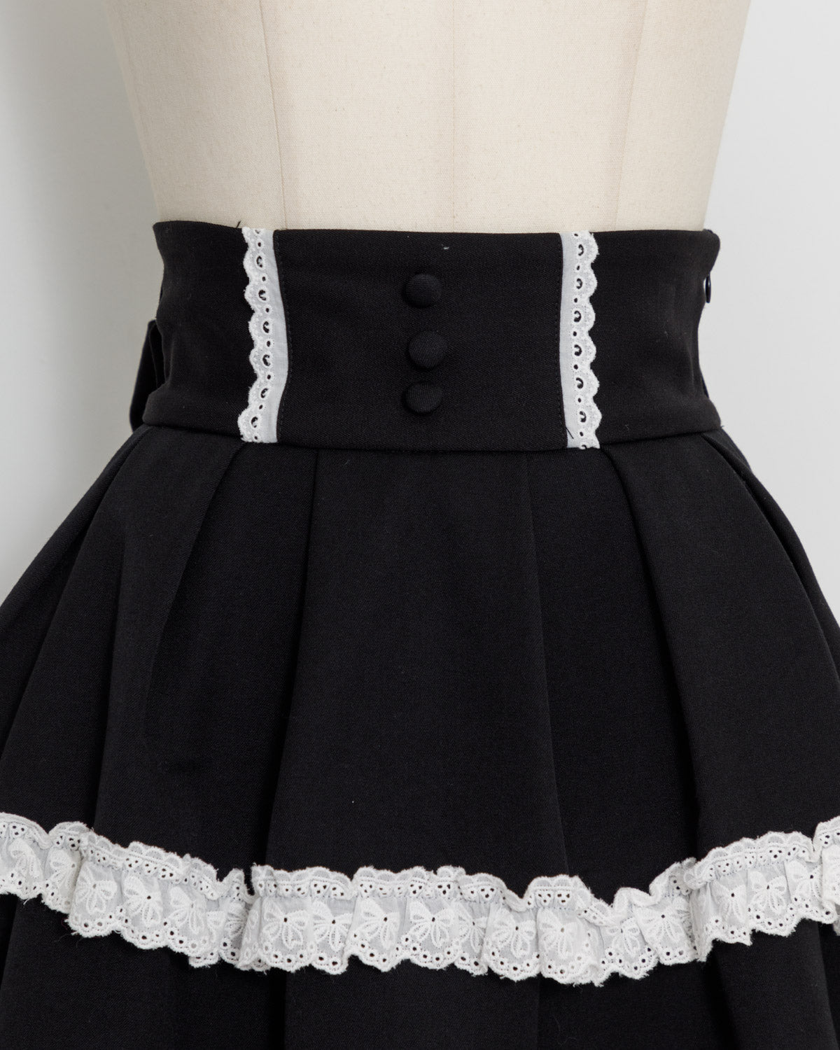 コットンフリルボリュームタックスカート