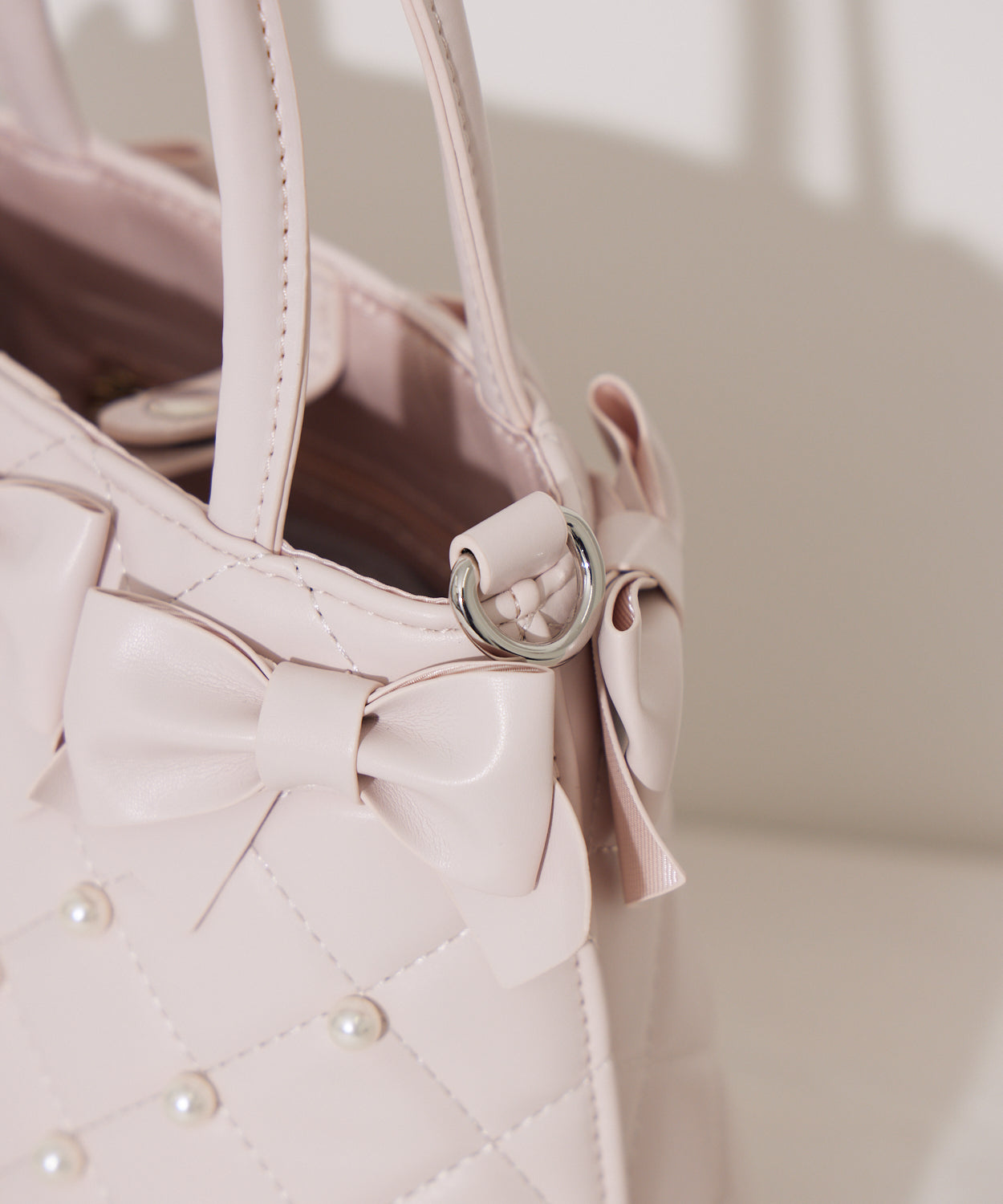 キルティングリボンバッグ