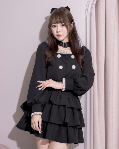 チョーカーベルトフリルトップス – pium チョーカーベルトフリルトップス – pium