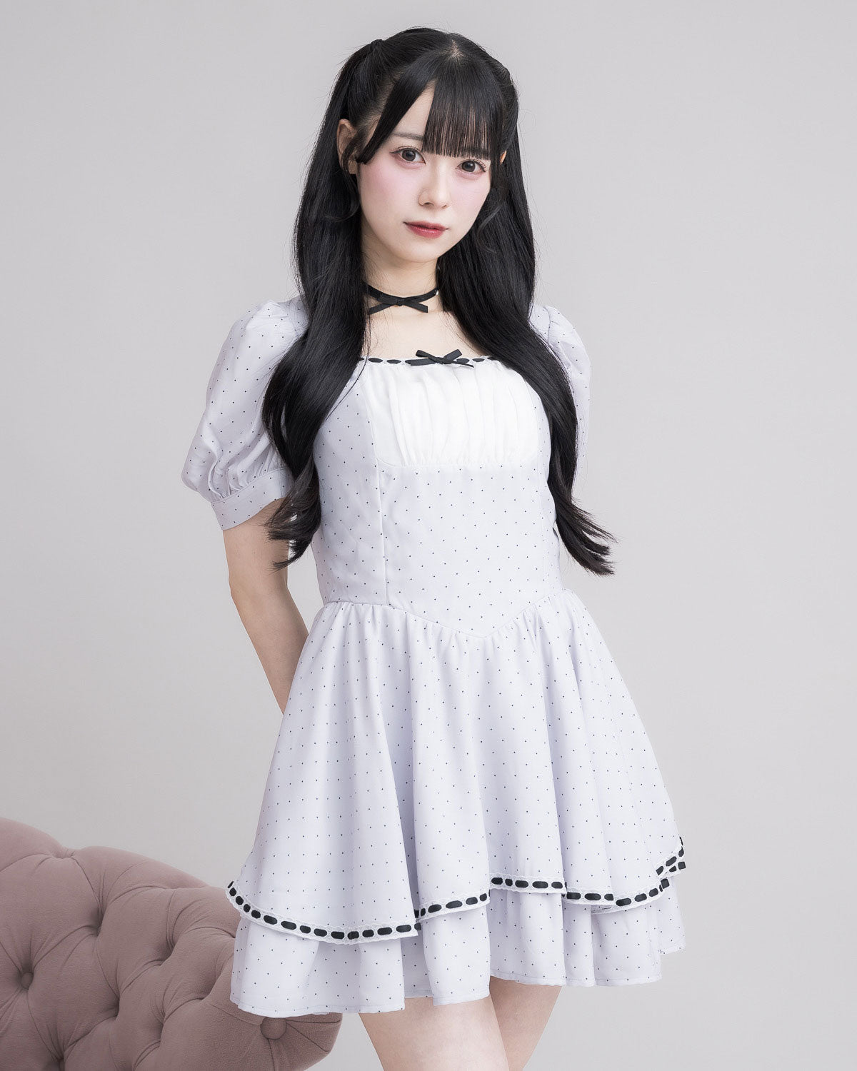 はしごリボンドーリーワンピース