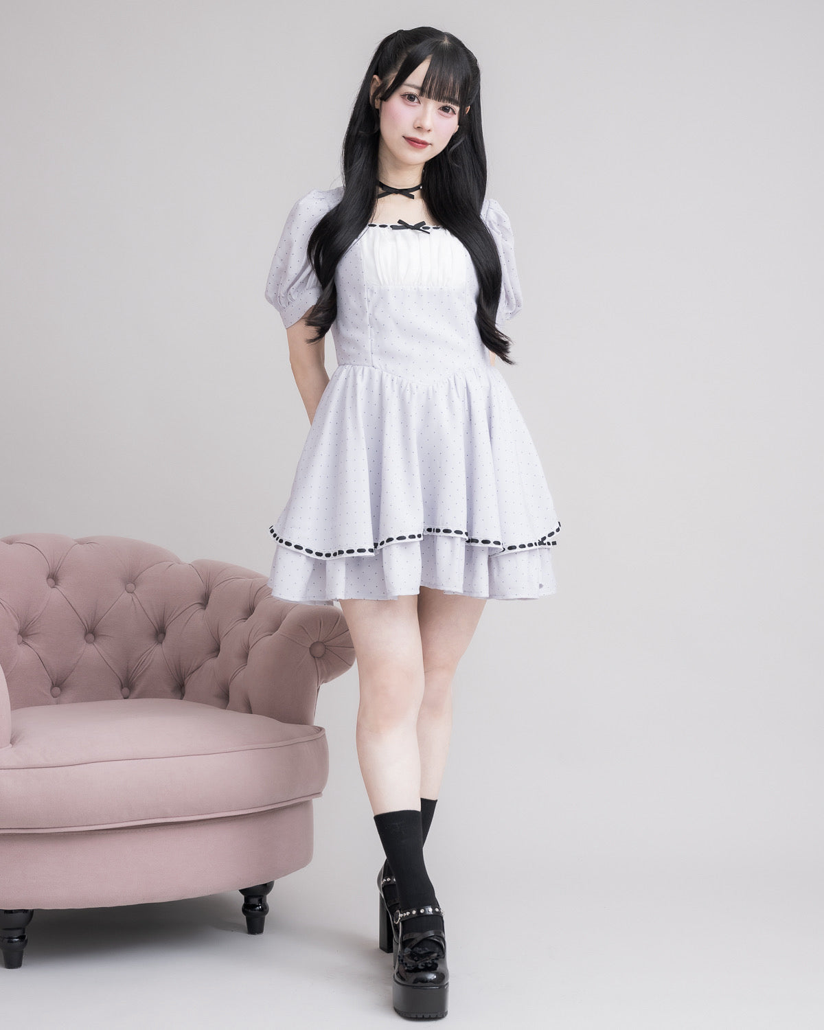 はしごリボンドーリーワンピース