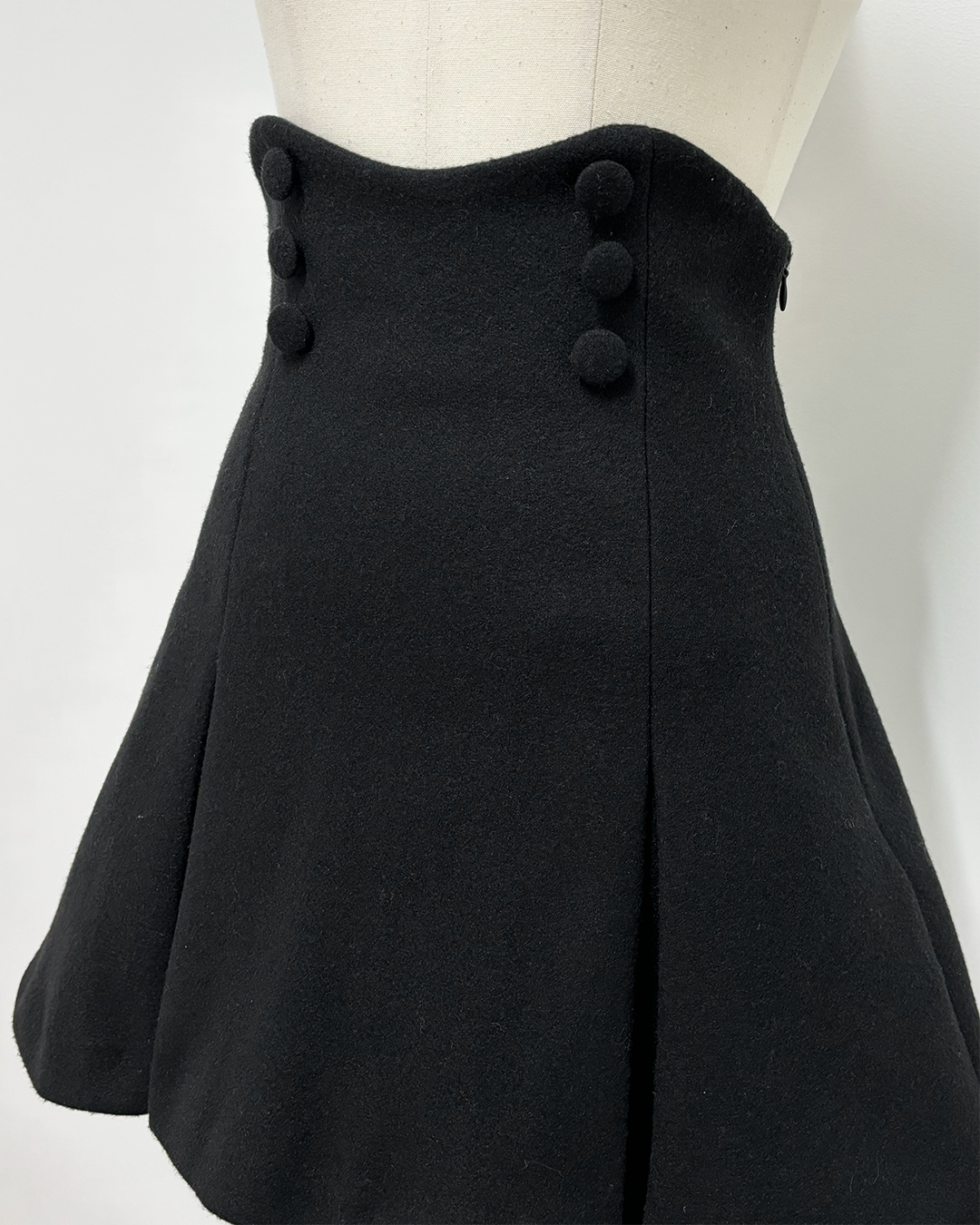 ハイウエストボックスタックミニスカート