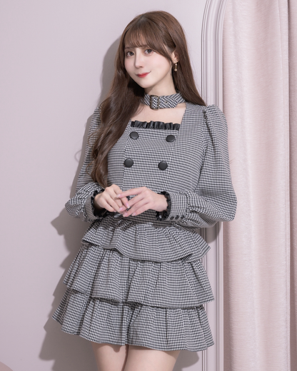 ティアードフリルミニスカート – pium ティアードフリルミニスカート – pium