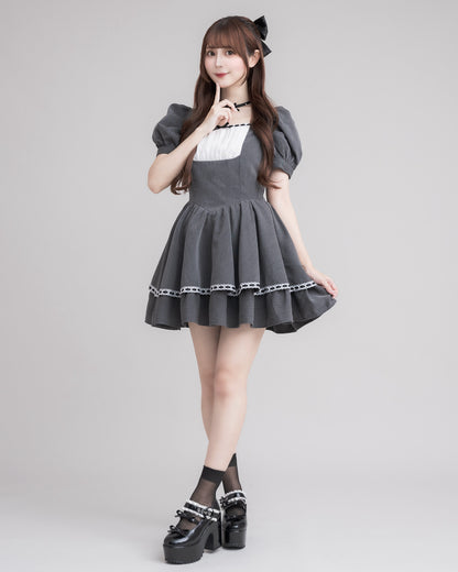 モデル身長：159cm/着用カラー:チャコール