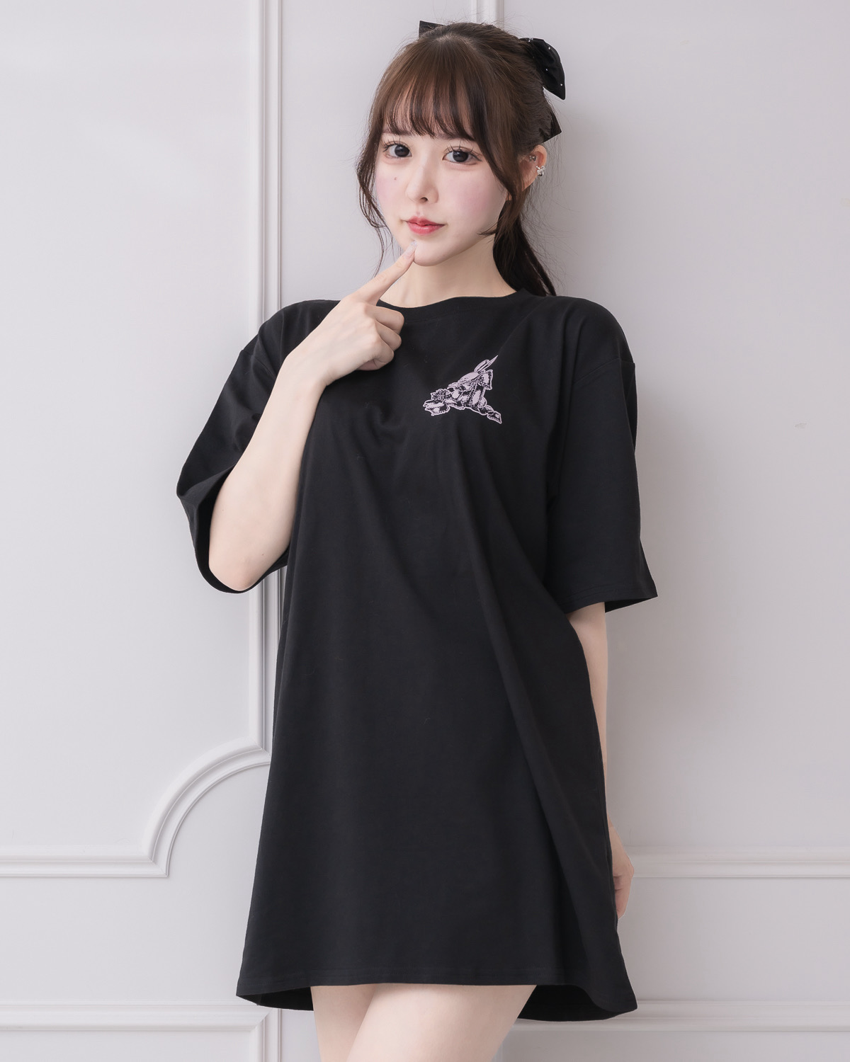 モデル身長:157cm/着用カラー:ブラック