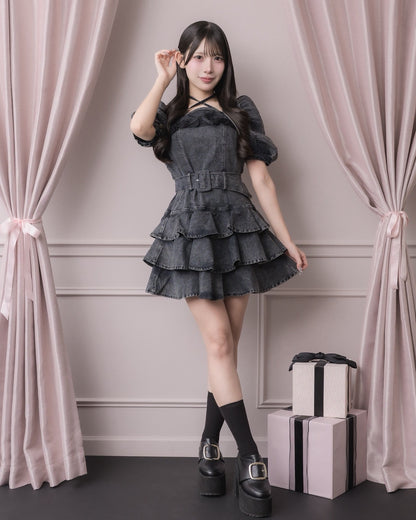 モデル身長：152cm/着用カラー：ブラック