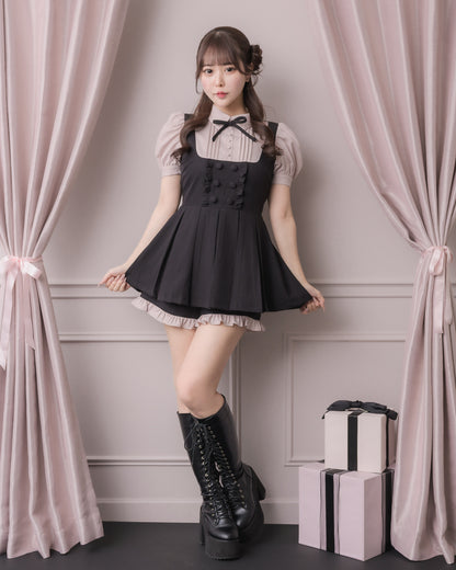 モデル身長：157cm/着用カラー:ブラック