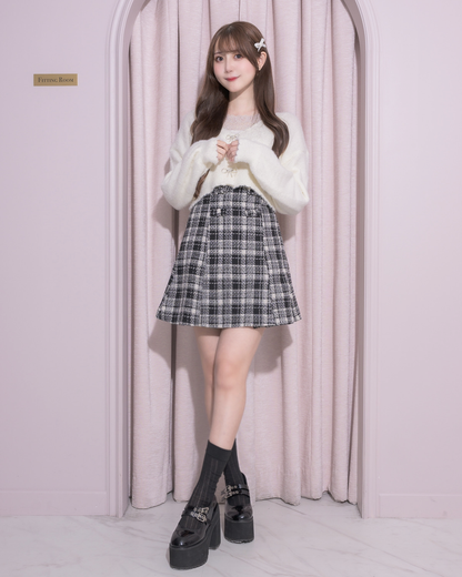☆ pium フレアミニスカート ☆ フロントリボンタックフレアミニスカート – pium