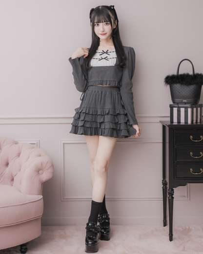 モデル身長：157cm/着用カラー:チャコール