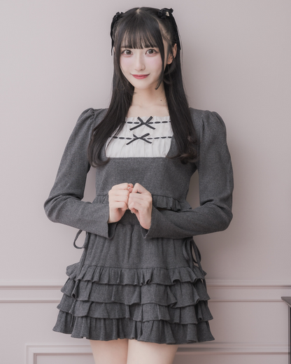 モデル身長：157cm/着用カラー:チャコール
