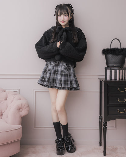 モデル身長：157cm/着用カラー:ブラック