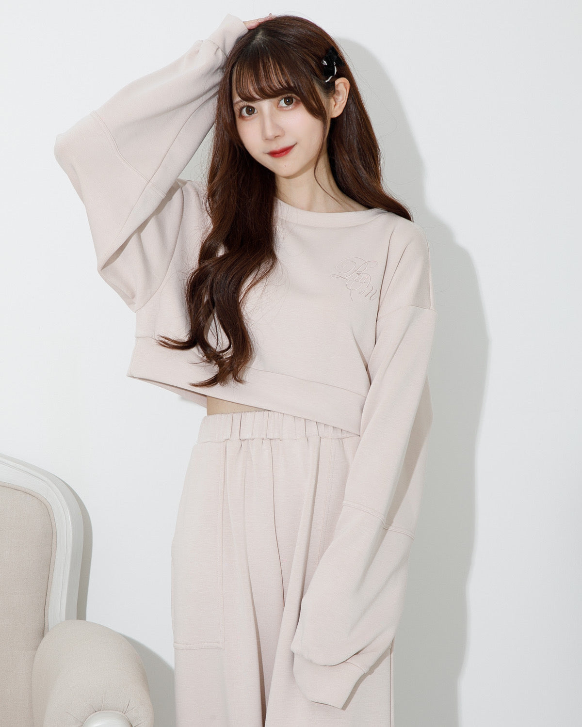 ボンディングサイドリボンスウェットセット